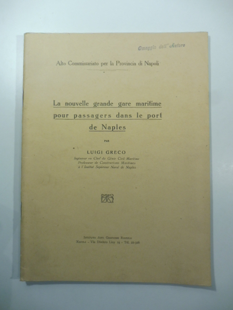 La nouvelle grande gare maritime pour passagers dans le port de Naples